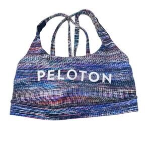 Lululemon x Peloton Multicolor Strappy sport bra size 4
